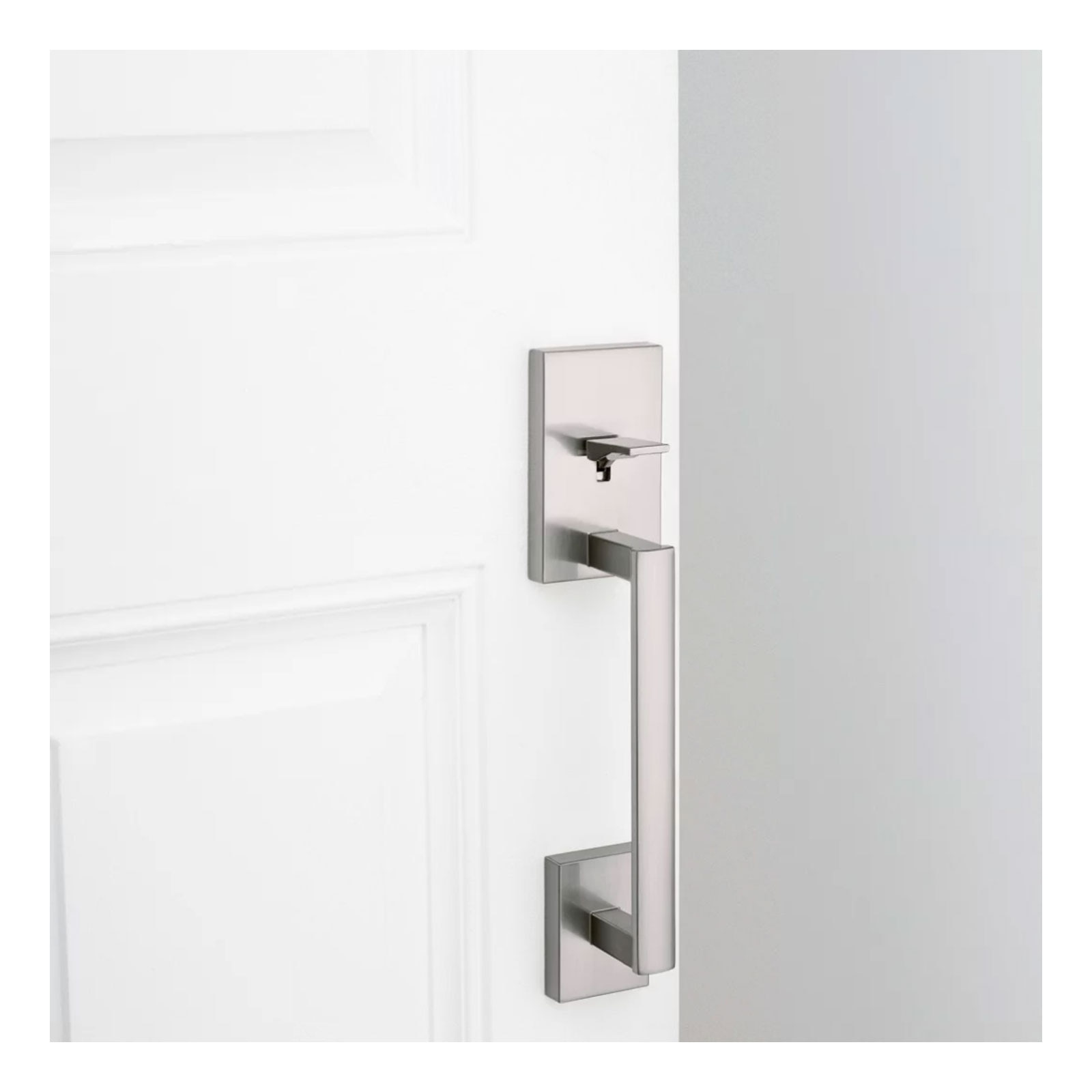 Kwikset San Clemente Handle with Halifax Lever, Square